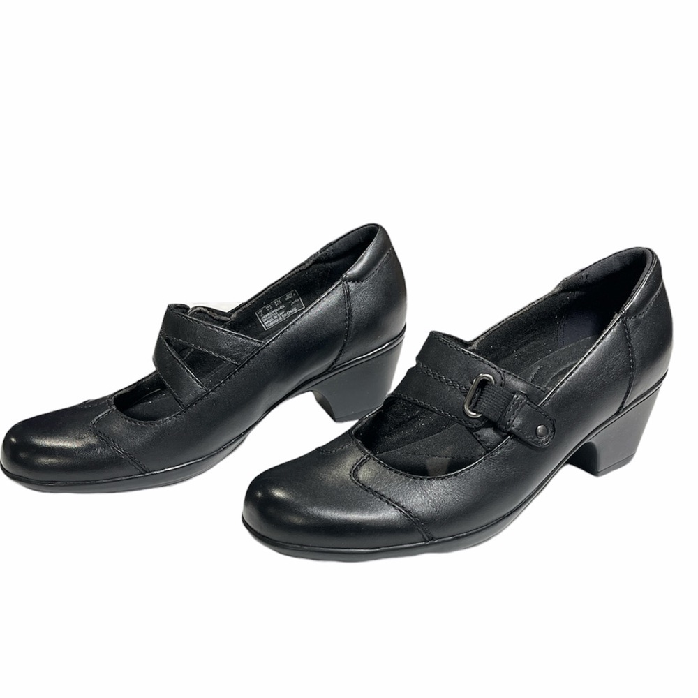 Clarks Leather Slip-on Mary Janes Ingalls Siene  5.5M  0482 - Picture 2 of 13